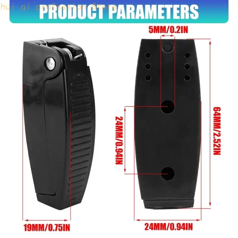 Lagertürhalter 5er-Pack mit Befestigungsschrauben für Wohnmobile H8WE – Detail 6