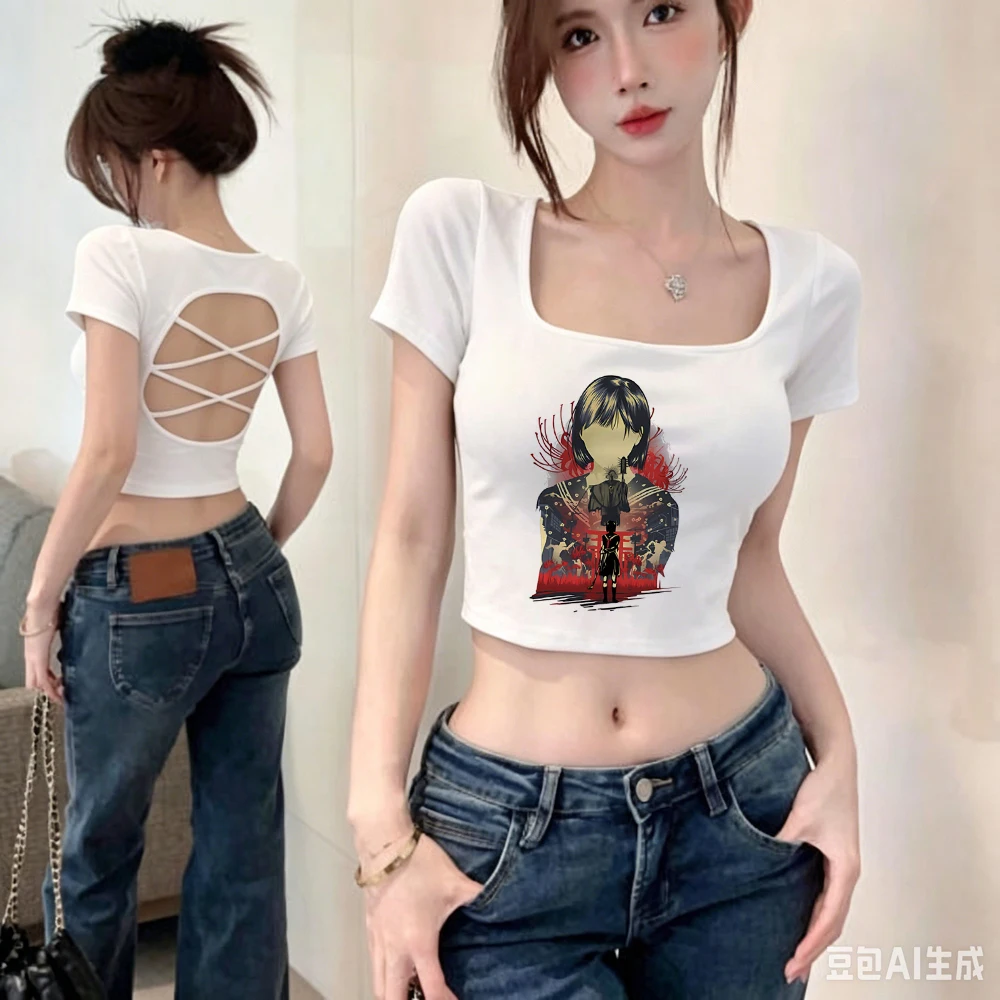 Silent Hill crop top female 20 - Vintage Fashion For Sale review and price
