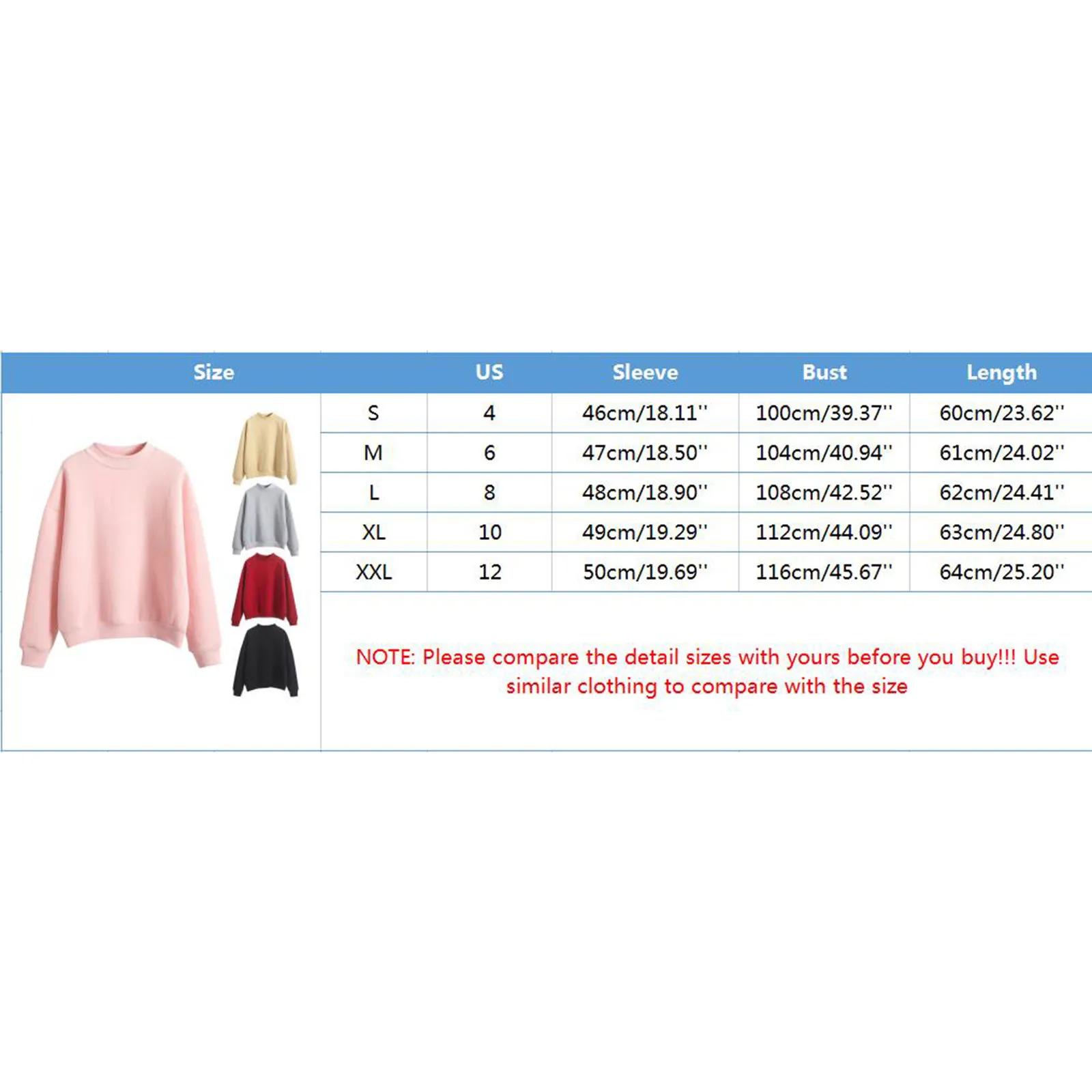 Women'S New Solid Color Baseball Clothes Plus Fleece Thick Loose Warm Hoodie Simple And Beautiful Comfortable Casual Pullover