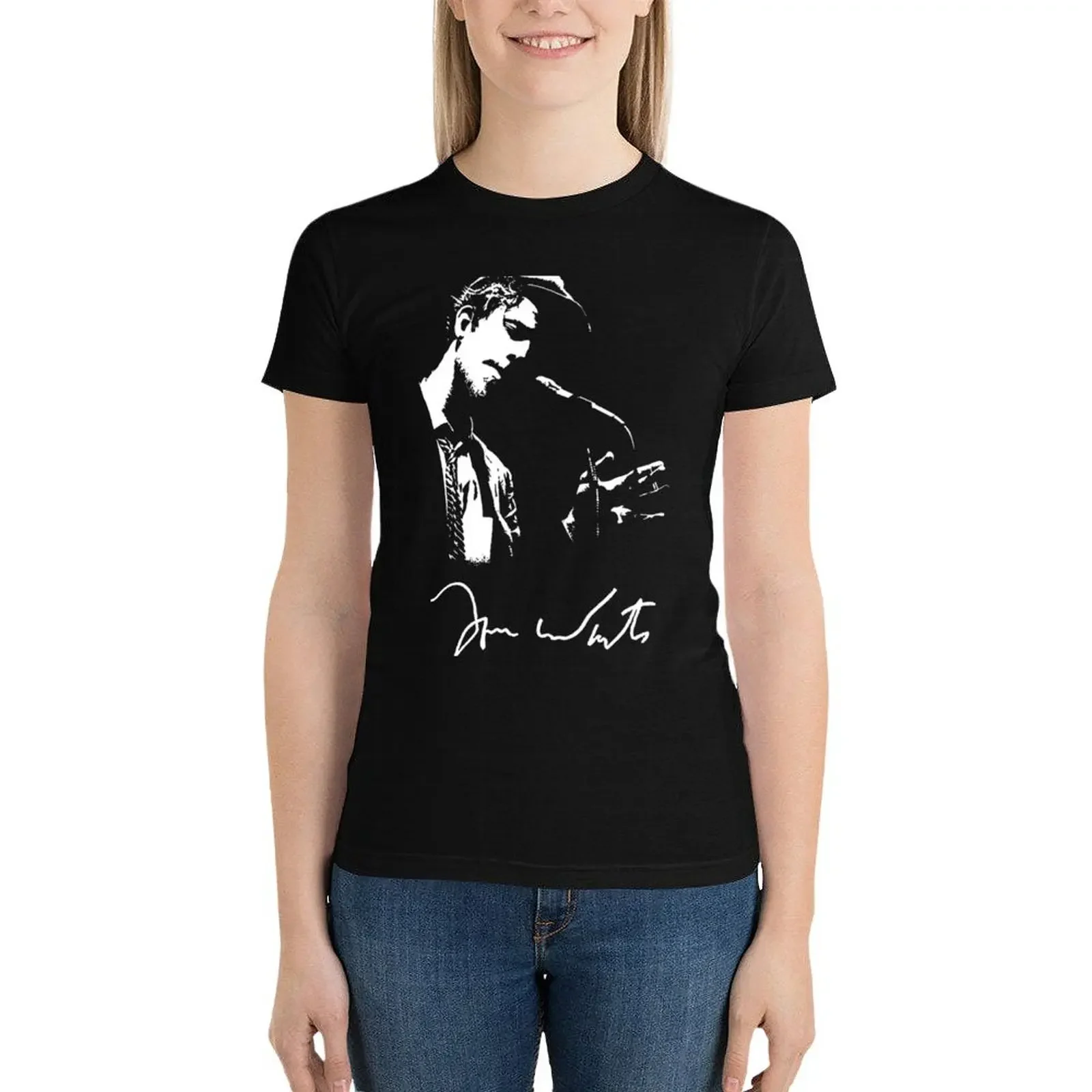 Tom-Waits T-Shirt plus size tops summer tops new edition t shirts for Women