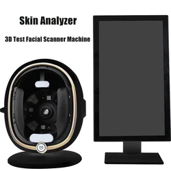 New Upgrade 3D 8 Spectral Imaging Technology Skin Analyzer Moisture Detection Spa Use 21.5inch Facial Skin Analysis Machine