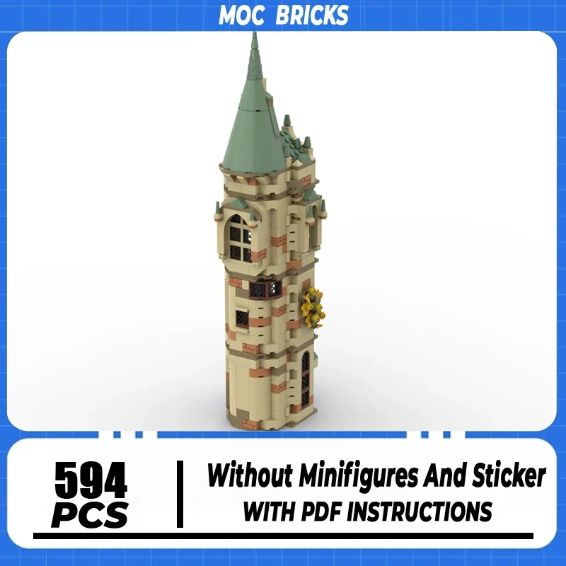 Popular Movie Model Moc Building Bricks Battle Castle Movie Series Model Building Technology Modular Block Construstion Toy Gift