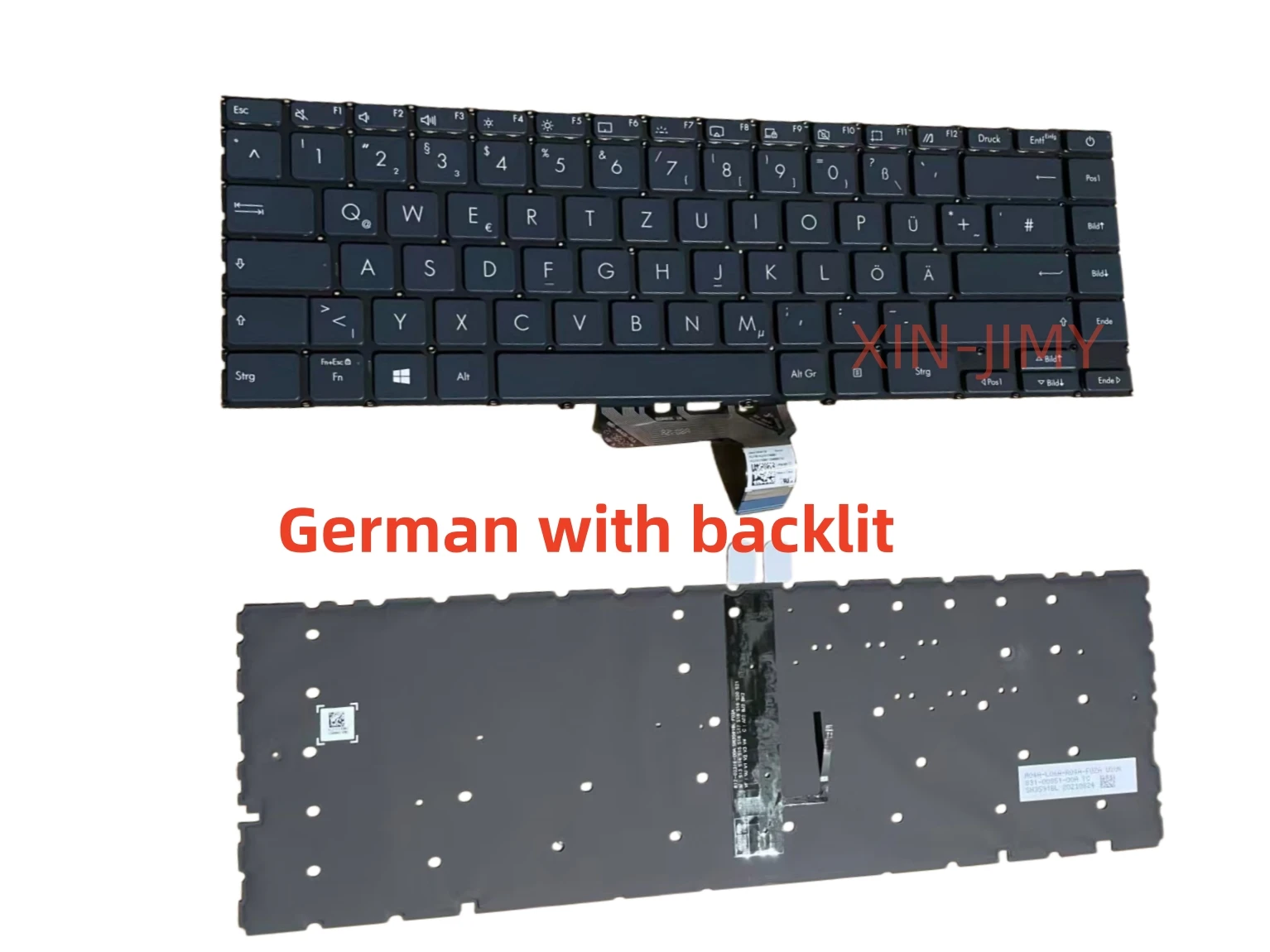 

German layout with backlit Laptop Keyboard For Asus ZenBook 14 UX425 UX425EA UX425JA UX425IA UM425 UM425IA Notebook