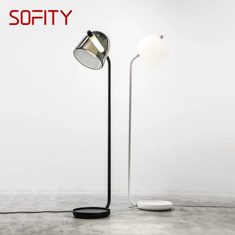 

SOFITY Nordic Retro Floor Lamp Family Iiving Room Bedroom Fashionable Modern LED Decorative Standing Lamp