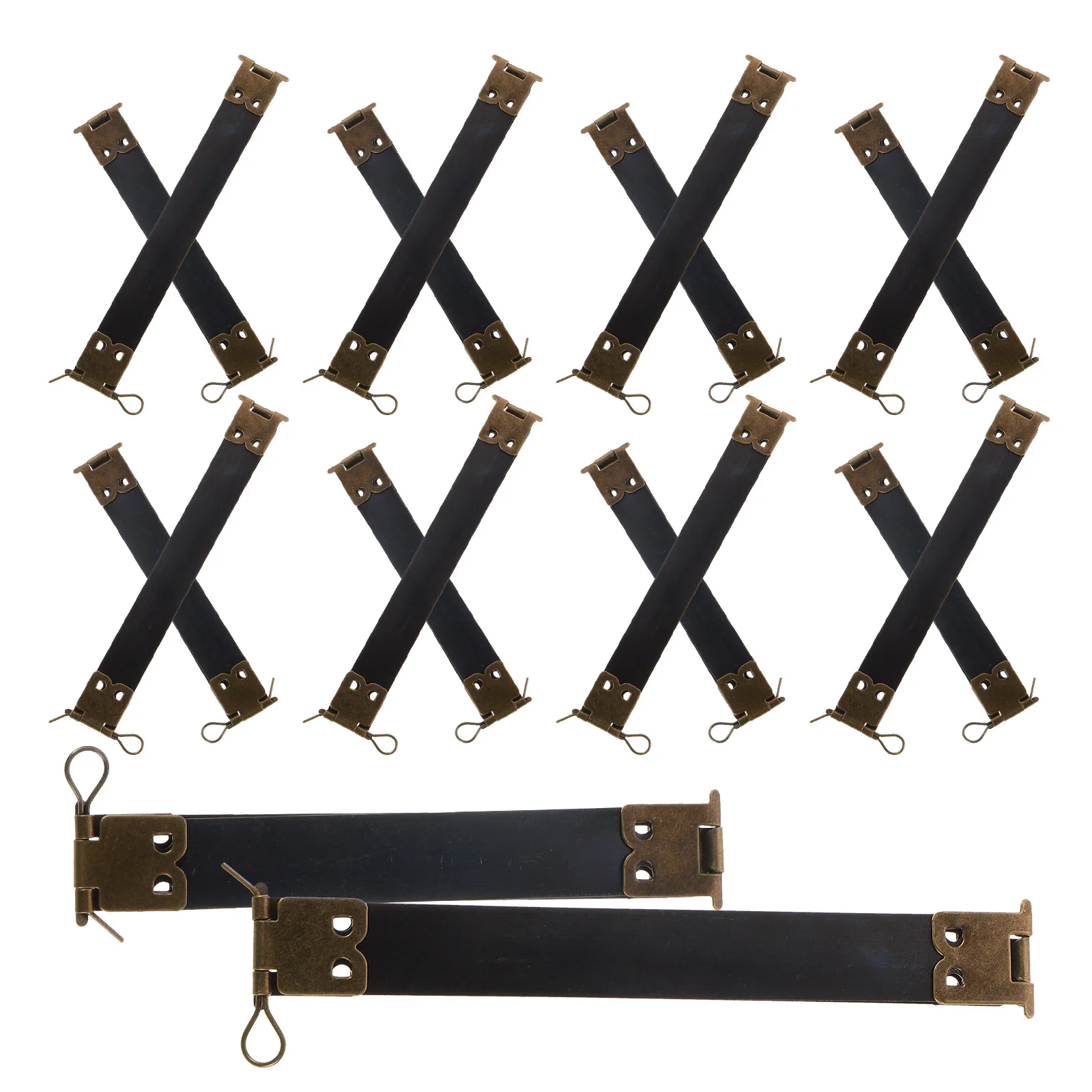 

20Pcs Metal Internal Flex Frame Spring Buckles Clasps for DIY Coin Purse Handbag Craft Bag Sewing Hardware Accessories 12cm 10cm