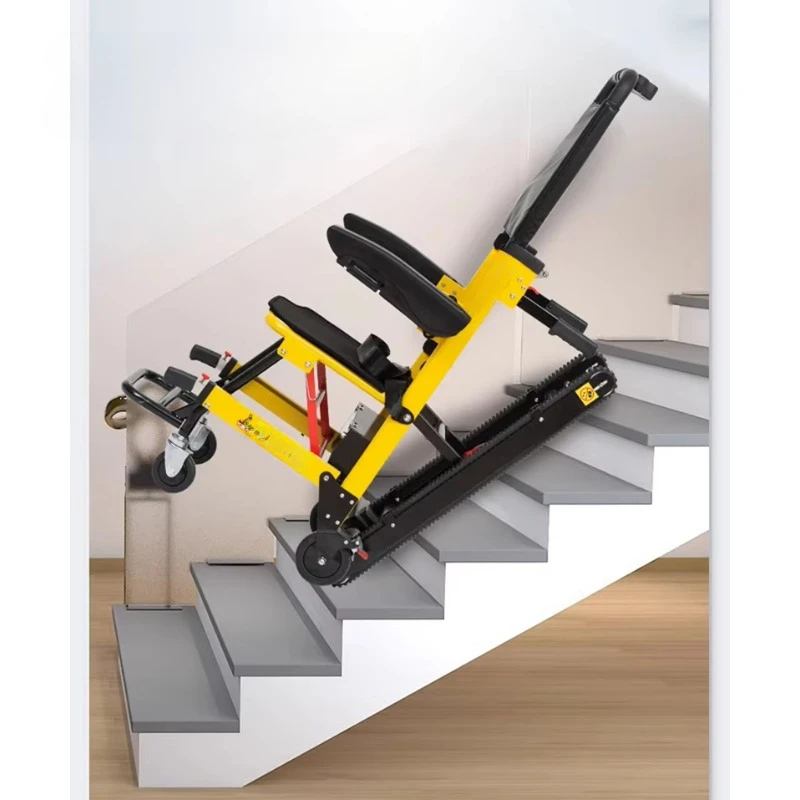 Automatic Electric Stair Climbing Machine English Wheels Vehicle for Ascending and Descending Stairs