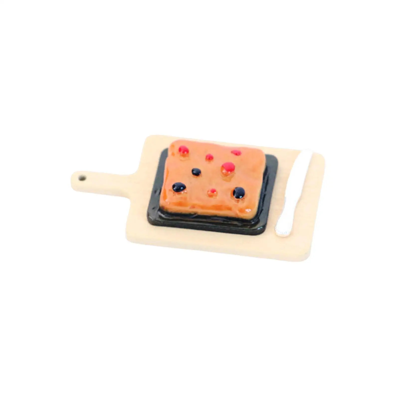 Kids Dollhouse Cooking Accessories Miniature Bread Food for 1/12 Scale Doll Kitchen Scene DIY Educational Toys Birthday Party