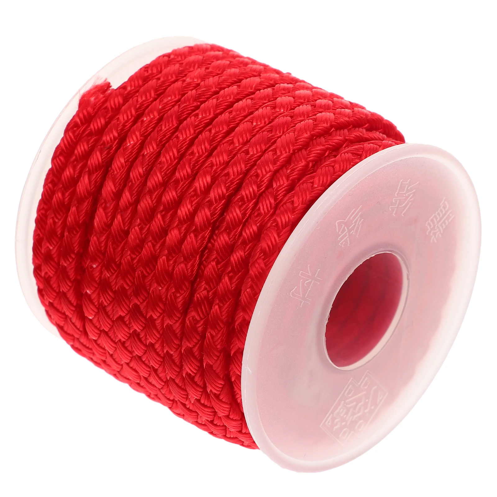 

Durable Wear Braided Cord 3mm Red Cotton Rope for DIY Crafts Gift Crafting Rope Bag H Chinese Knot Making