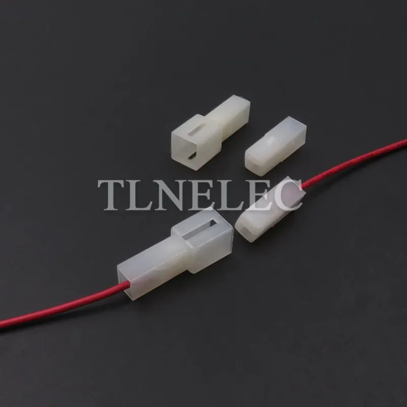 1 Pin Way 2.8 Series Car Unsealed Wiring Harness Female Male Connector With Wires Automobile Plastic Socket 626063 626062