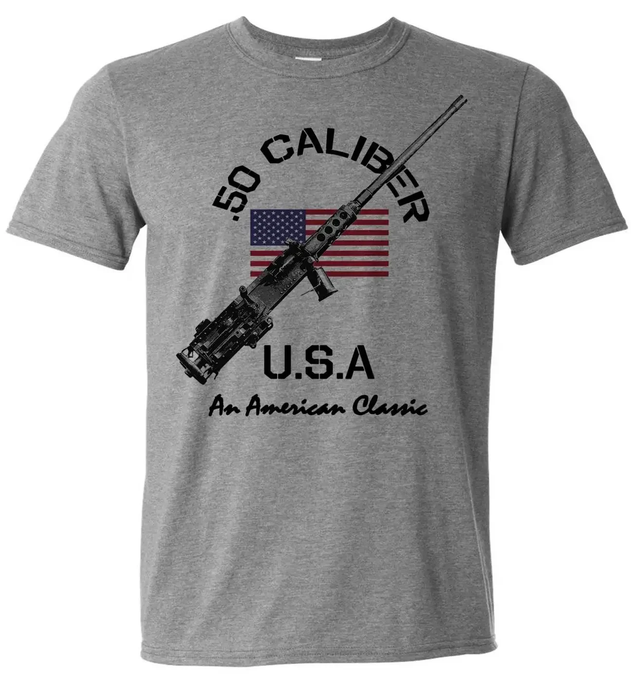 US Marine Corps Semper Fi MOS 0311 Infantry M2 .50 Caliber Machine Gun T Shirt New 100% Cotton Short Sleeve O-Neck T-shirt