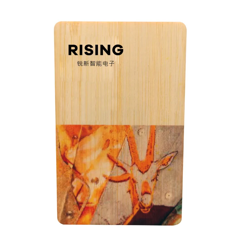 Customized.RUIXINRFID Direct Cherry Wood RFID Hotel NFC Door Lock Card