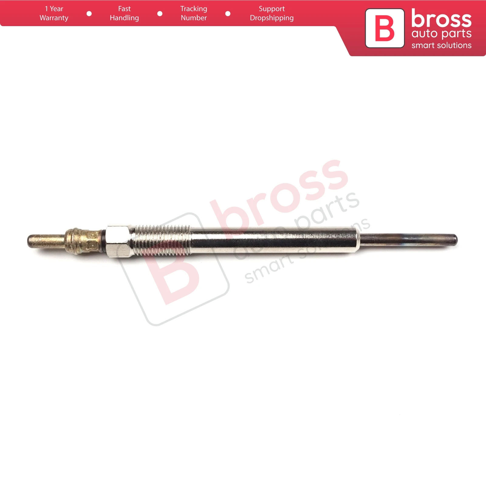 Bross Auto Parts BGP20 1 Piece Heater Glow Plugs GX2119, 1826357, GE112, 100266031, 0 250 403 014, Y9004AS for Opel 1.3 CDTI