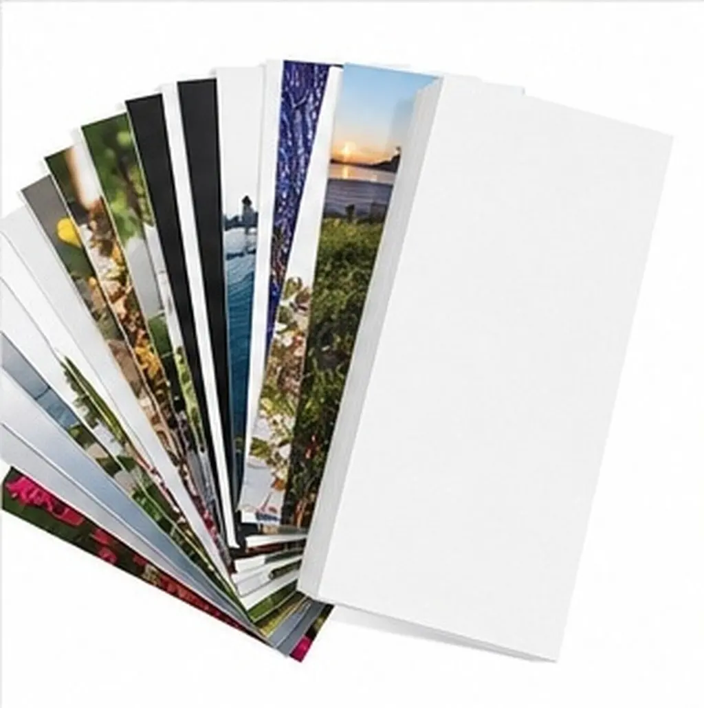 100Sheets Photo Paper Premium Glossy 6 Inch Inkjet Printing for DIY Photo Crafts Photographic Use Sprocket Printer Paper