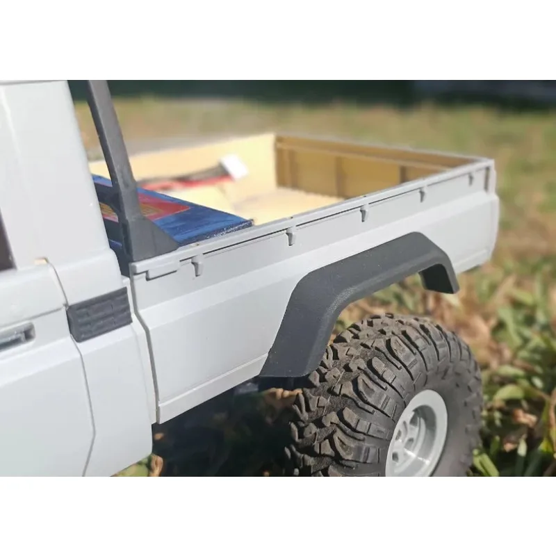 M.Niu MN82 1/12 LC70 RC Crawler Wide Fender Set, Front Rear Wheel Arches for RC Car Upgrade Modification Parts Accessories