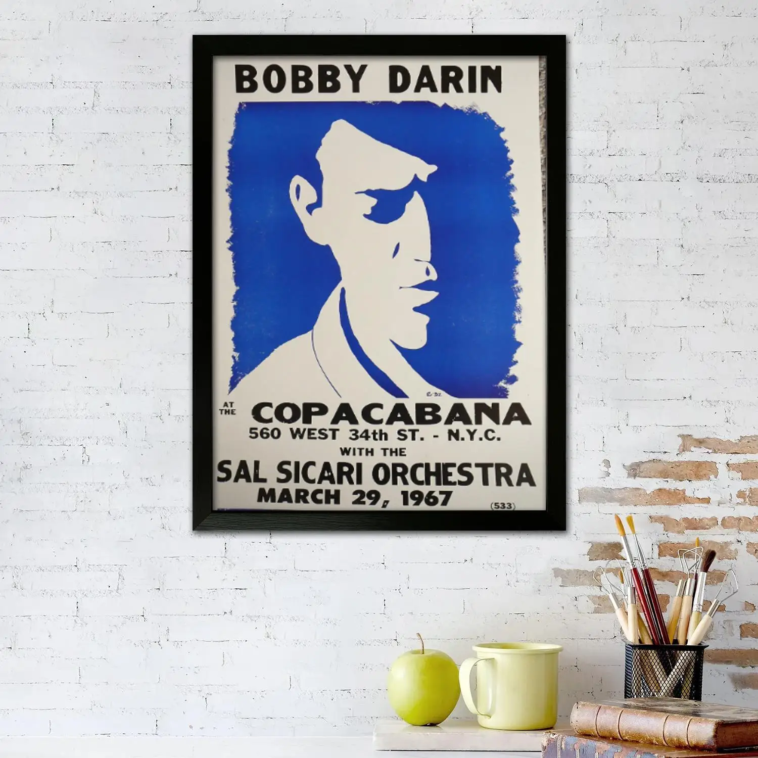 bobby darin actor Canvas Art Poster and Wall Art, Picture Print, Modern Family Bedroom Decor,Decorative painting