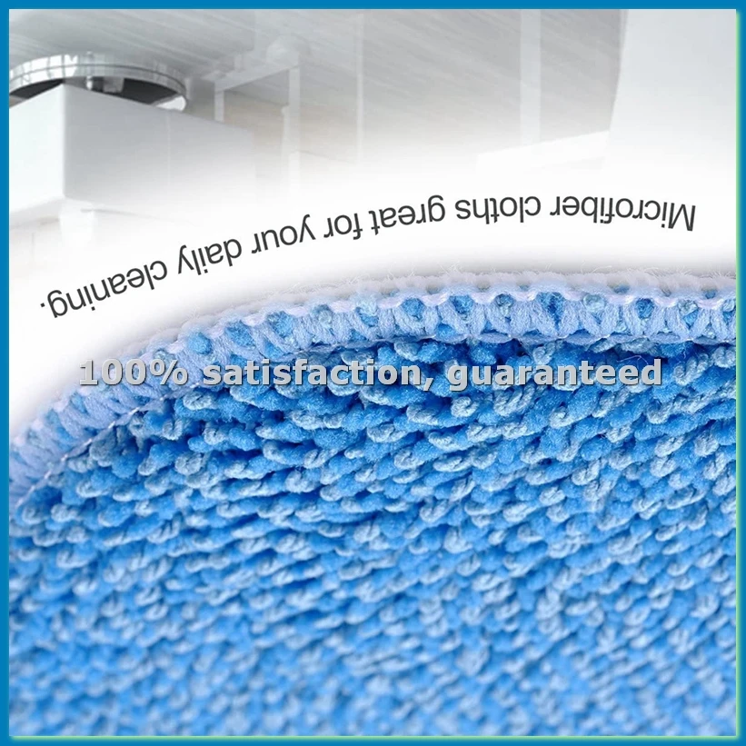 8 Packs Replacement Steam Mop Cleaning Pads for Vax S85-CM Steam Microfibre Cleaning Mop Pads Cleaner-AT35