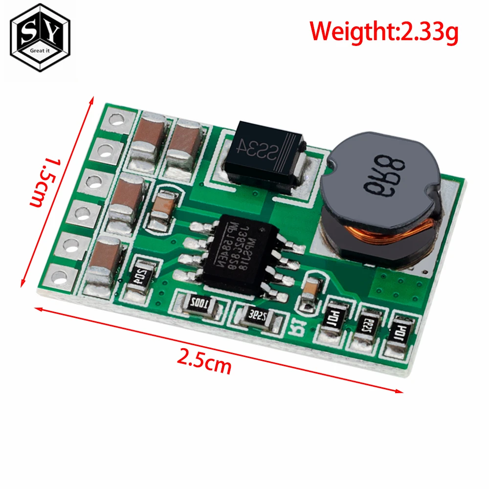 3.5A DC-DC Converter Module Buck Step-Down Voltage Regulator Board 4.5V-27V to 3V 3.3V 3.7V 5V 6V 7.5 9V 12V DD2712sa