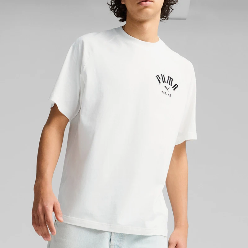 

Puma настоящая летняя новая мужская простая, мягкая, дышащая и повседневная рубашка с короткими рукавами 630324-02