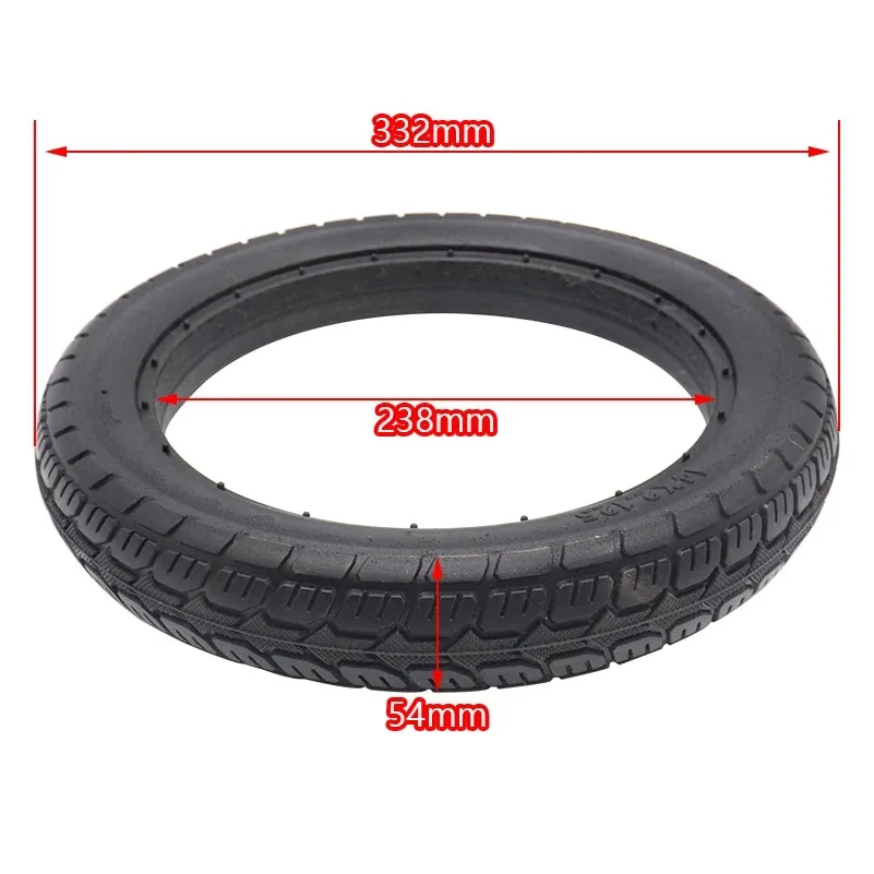 14x2.125 Solid Tyre 14*2.125 Thickened Explosion-proof Tire for Folding Electric Bicycle E-bike Accessories