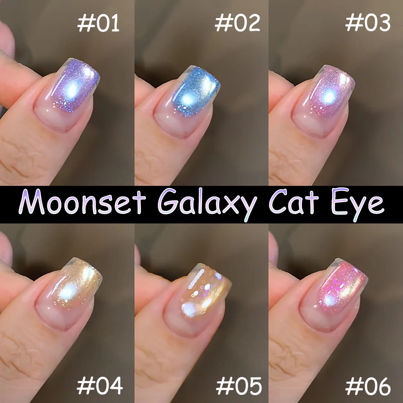 

1 шт. ZH Moonlight Star River Cat Eye лак для ногтей Гель 2025 Новый популярный летний отбеливающий флэш-гель для кошачьего глаза Товары для дизайна ногтей