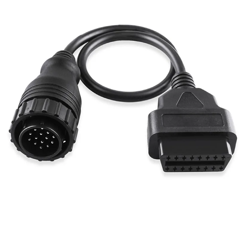 Latest for Mercedes FOR BENZ Sprinter 14pin To 16Pin Car Tool Diagnostic Cable 14 Pin To OBDII OBD2 OBD II ODB 2 16 Pin Adapter.