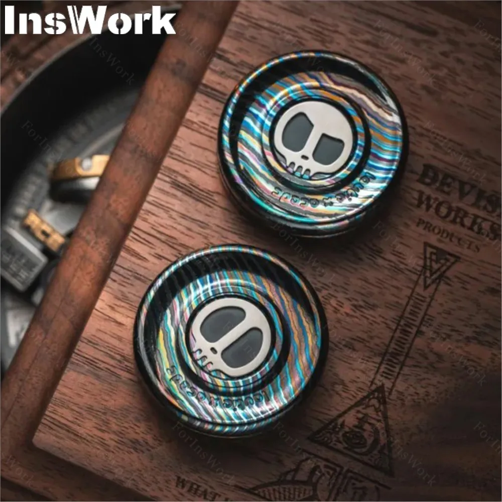 Cautie EDC ZircTi Metal Fidget Brinquedos para Adultos, Boné de Leite do Diabo, Moeda Hamtic, Edição Limitada, Série 2099