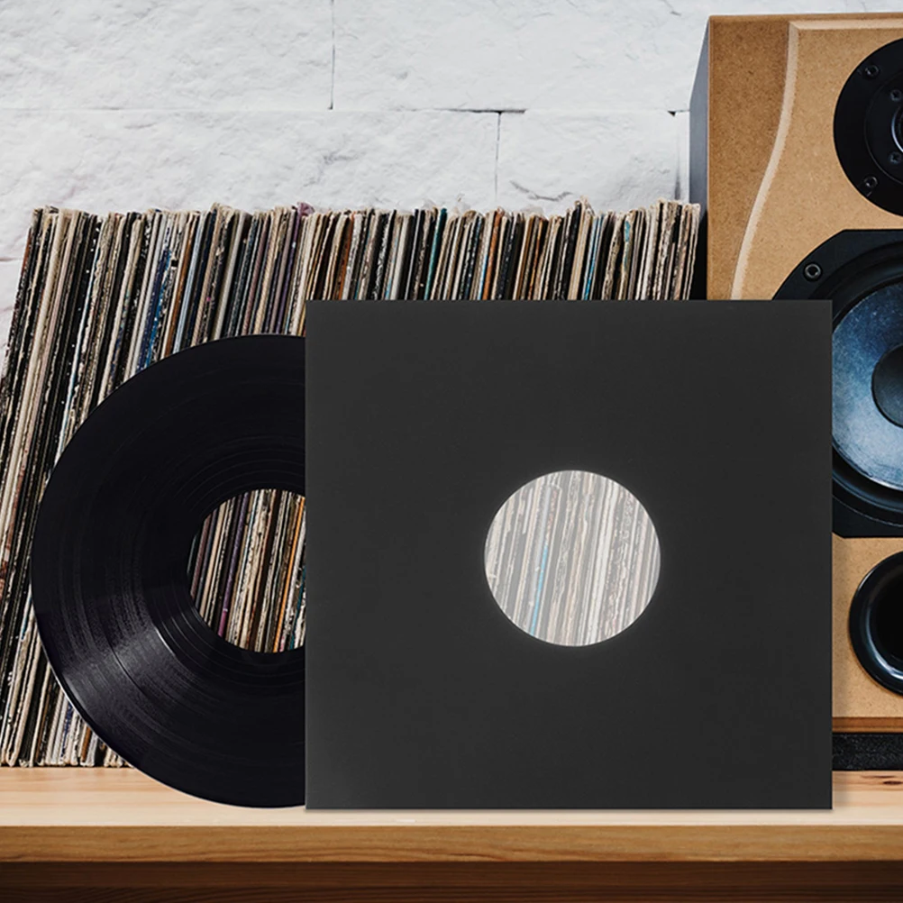 

6 Pcs Record Sleeves 12 Inch Durable Covers For Albums Storage Outer Jackets Cow Paper Protective Vinyl
