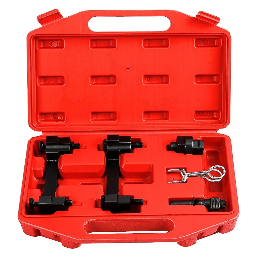 6 Piece Engine Timing Kit Designed for 2.4L and 3.2L V6 V8 V10 Vehicle Platforms Strong Alloy Build Consistent Performance