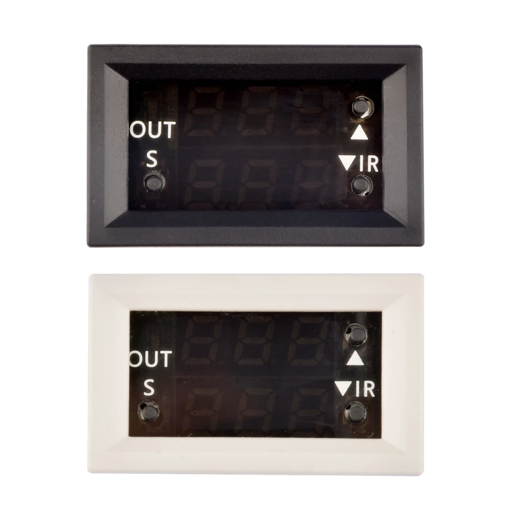 T2401-O DC12V delay dual display digital time relay green red black shell direct output