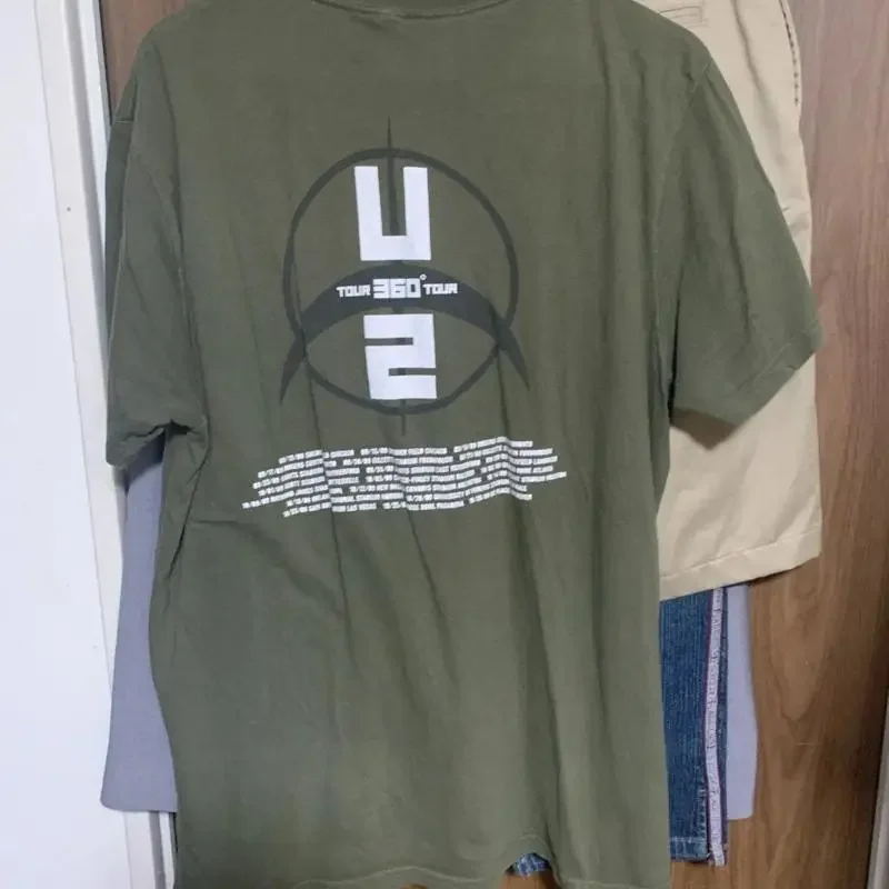 

U2 360 Tour 2009 Reprint T Shirt Rock Band Concert Y2K Look