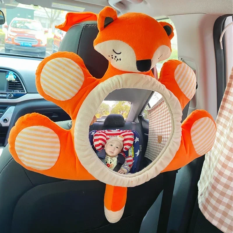 Adjustable Baby Car Mirror Safety Seat Mirror Rear Facing Car Seat Mirror Wide Crystal Clear View Shatterproof Car Kids Monitor
