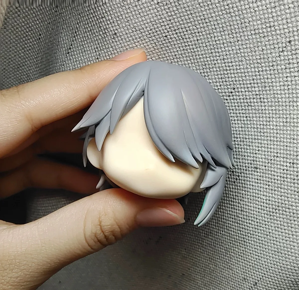 Handmade Genshin Impact Alhaitham ob11 ob22 Gsc BJD Hair Shell Wig Detachable Faceplate Doll Accessories Game  Anime Figure Toy