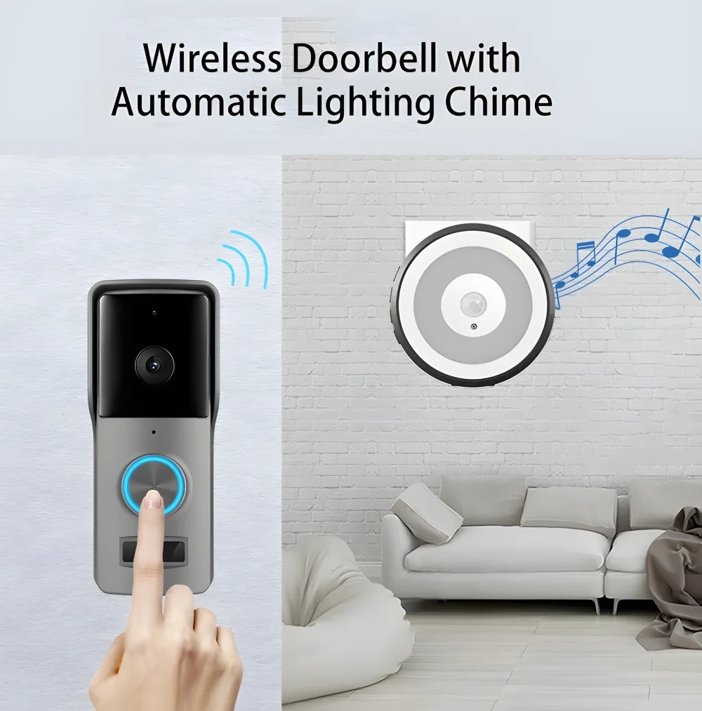 Tuya Smart Wifi Video Doorbell Camera HD1080P Wireless Doorbell Street Video Door Camera Battery DC AC12-24V Alexa Google Home