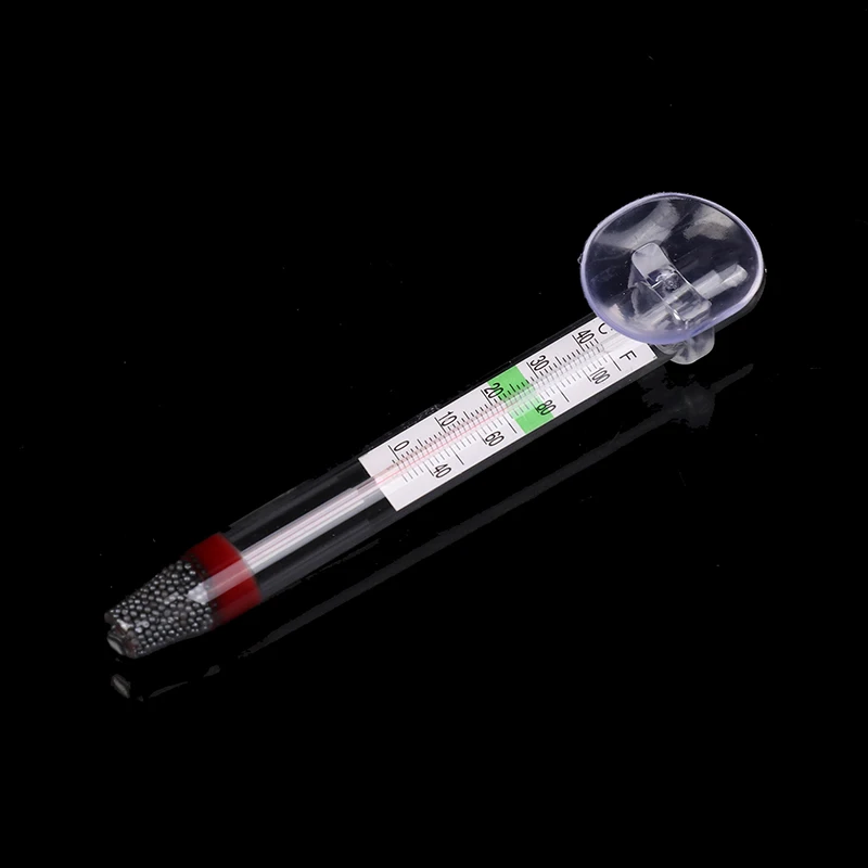 1Pc Aquarium Fresh/Salt Fish Thermometer 3D Digital Fish Tank Electronic Temperature Measurement Fish Tank Temp Meter