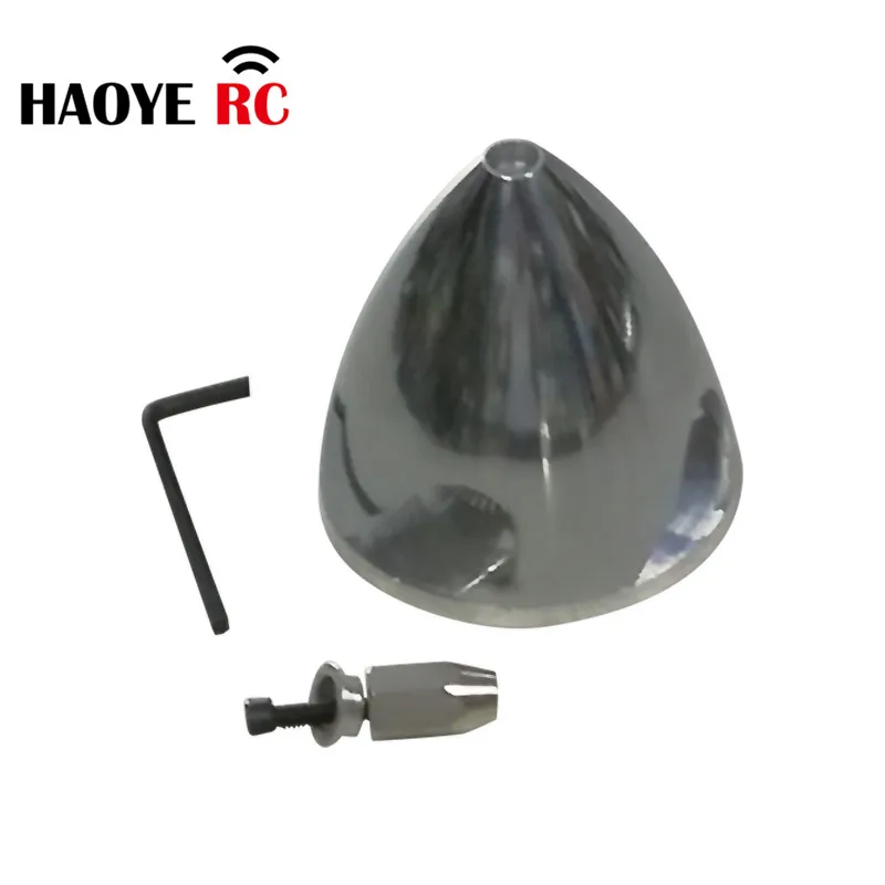 Haoye 1 Set 4 Blades Aluminum Spinner 38-102MM(1.25-4 Inch)Special Drilled For RC Plane With Prop Adapter RC Accessaries