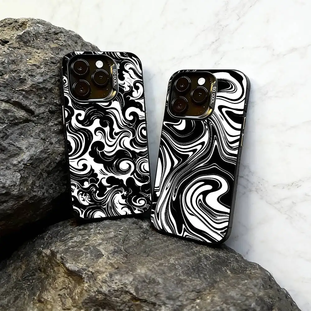 

Geometric figures Phone Case For iPhone 17,16,15,14,13,12,11 Plus,Pro Max,XS,Colorful Silver Phone case Funda Cover