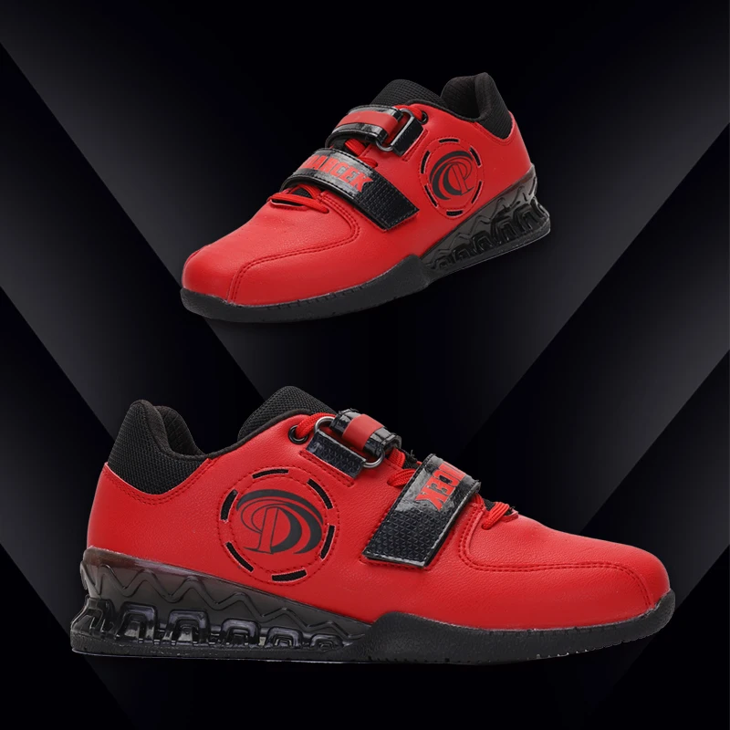 Zapatos de sentadillas profesionales para hombres, zapatillas de entrenamiento de fuerza, levantamiento de pesas, impermeables, antideslizantes, Deadlift