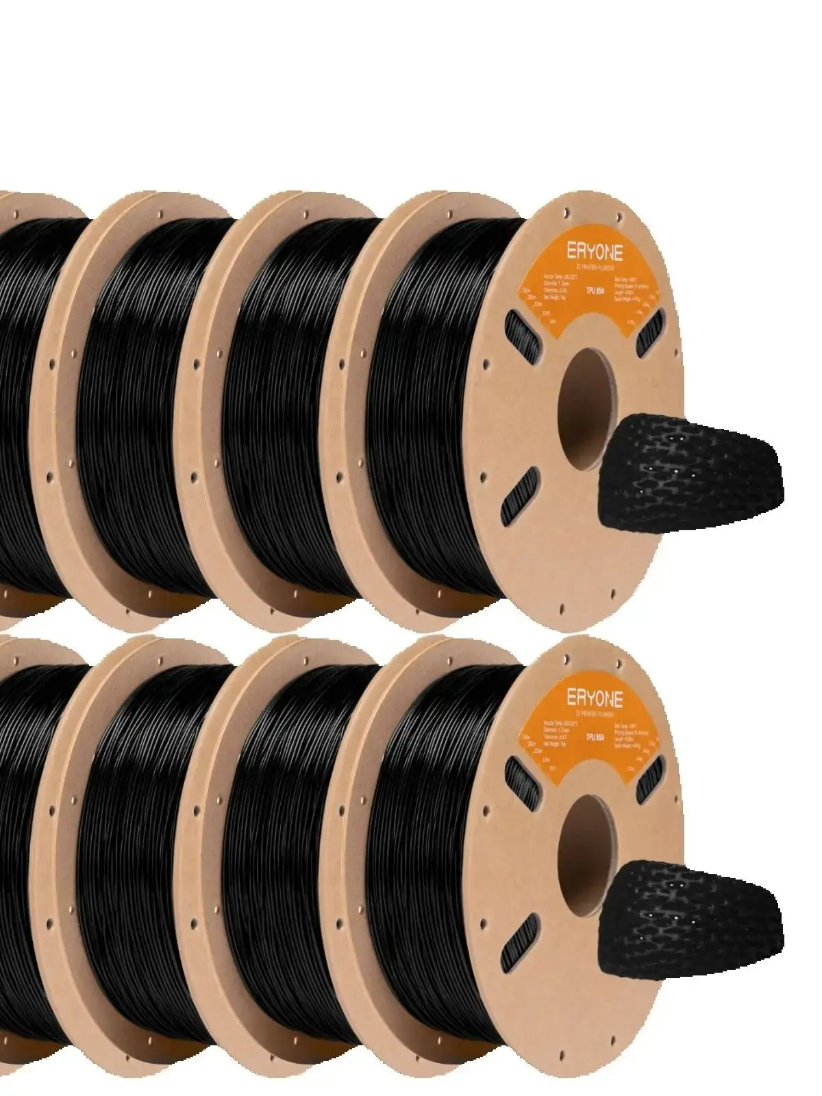 ERYONE Filament TPU 85A 1.75mm +/-0.03mm, Elastyczny filament TPU 85A do drukarek 3D, szpula 1kg (2.2 lbs), Idealny do obuwia, TPU 85A — zdjęcie produktu 7
