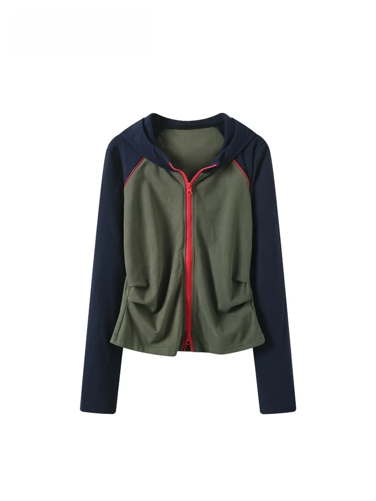 

Cara CLUB plus Size Hoodie Long Sve Women's Sweatirt Spring Faion Color Blo School Sle Top for Plump Sister