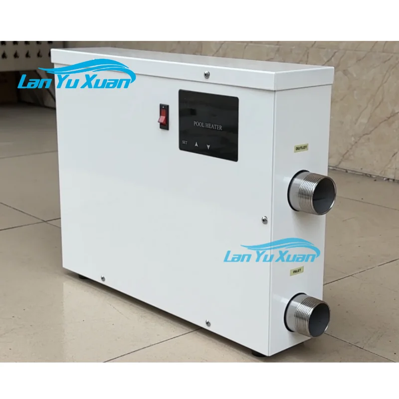 

Electric Swimming Spa 11KW 220V Heater Hot Tub Water Thermostat with Touchscreeen for Above Ground Inground Pool Spa Bathtub