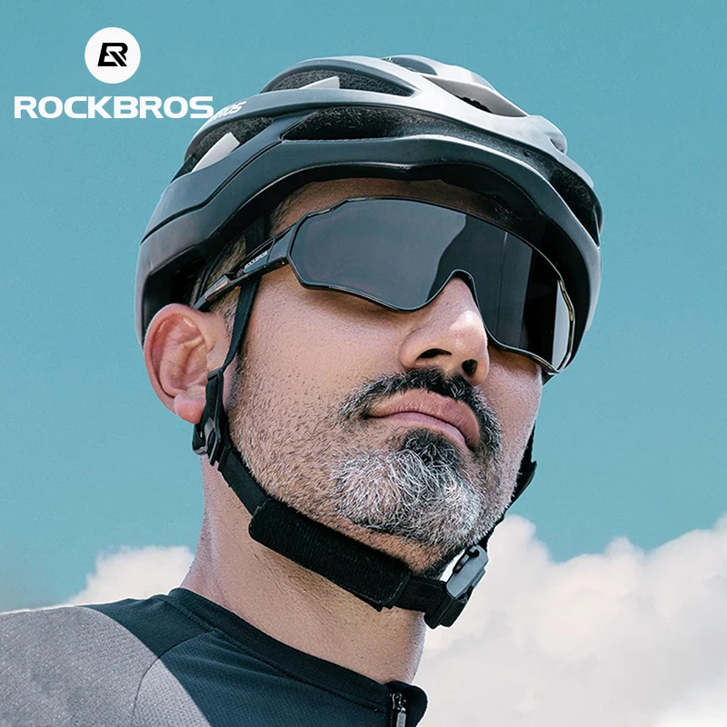 ROCKBROS Cycling Glasses Anti-UV400 Men Women Windproof Photochromic / Polarized Outdoor Sport Sunglasses MTB Road Bike Shades