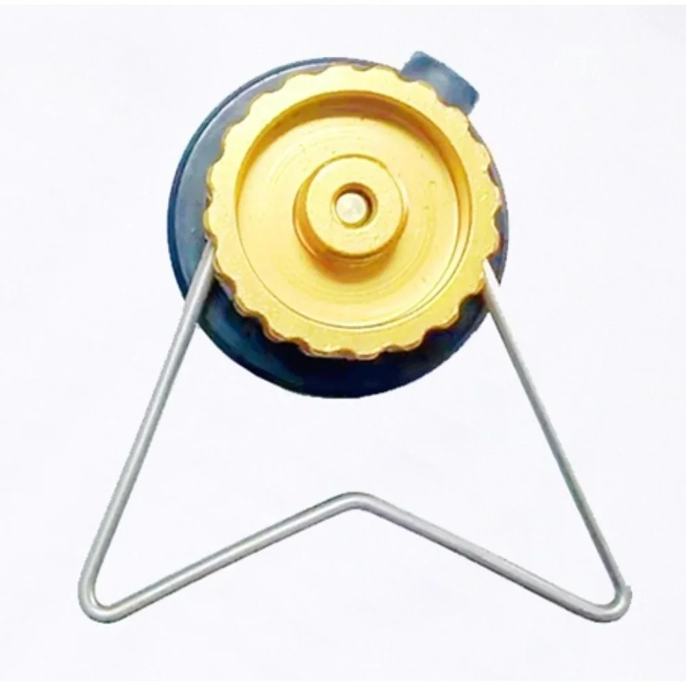 Portable Gas Cylinder Adapter Converter for Outdoor Stoves Aluminum and Copper Build Compatible with Propane Butane Sources