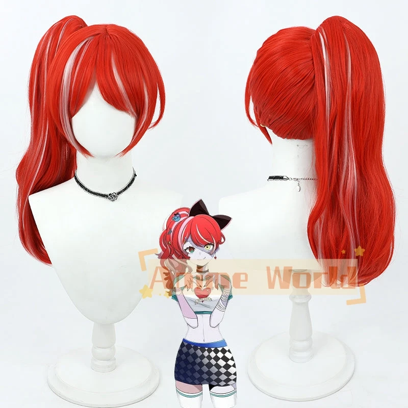 

Hololive Virtual YouTuber Kureiji Ollie Косплей Парик Хэллоуин Рождество Женщина Мужчины Взрослый Парик