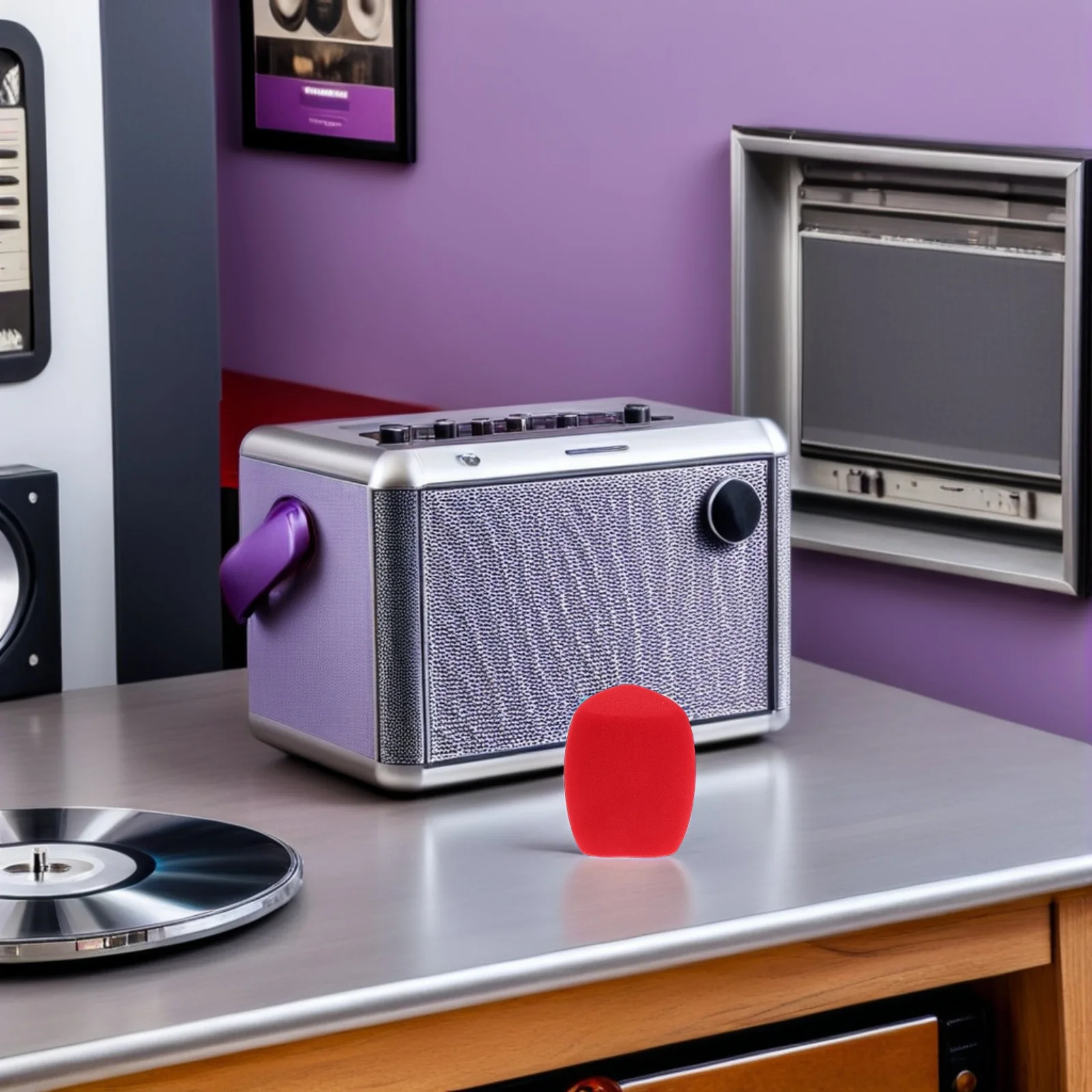 

Sponge Mic Cover Handheld Microphone Windscreen Noise Reduction Soft Sponge Pop Filter Mic Protector Vocal Recording Singing