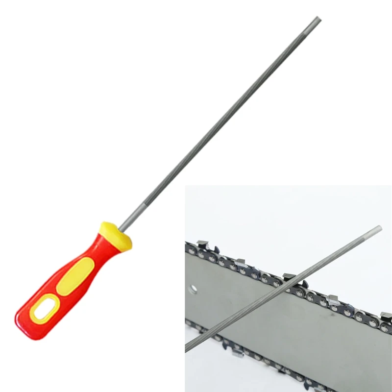 3x/セットチェーンソーファイル研磨用チェーンソーファイル高炭素鋼チェーンソーチェーンファイル4/4.8/5.5ミリメートルチェーンソーアクセサリー