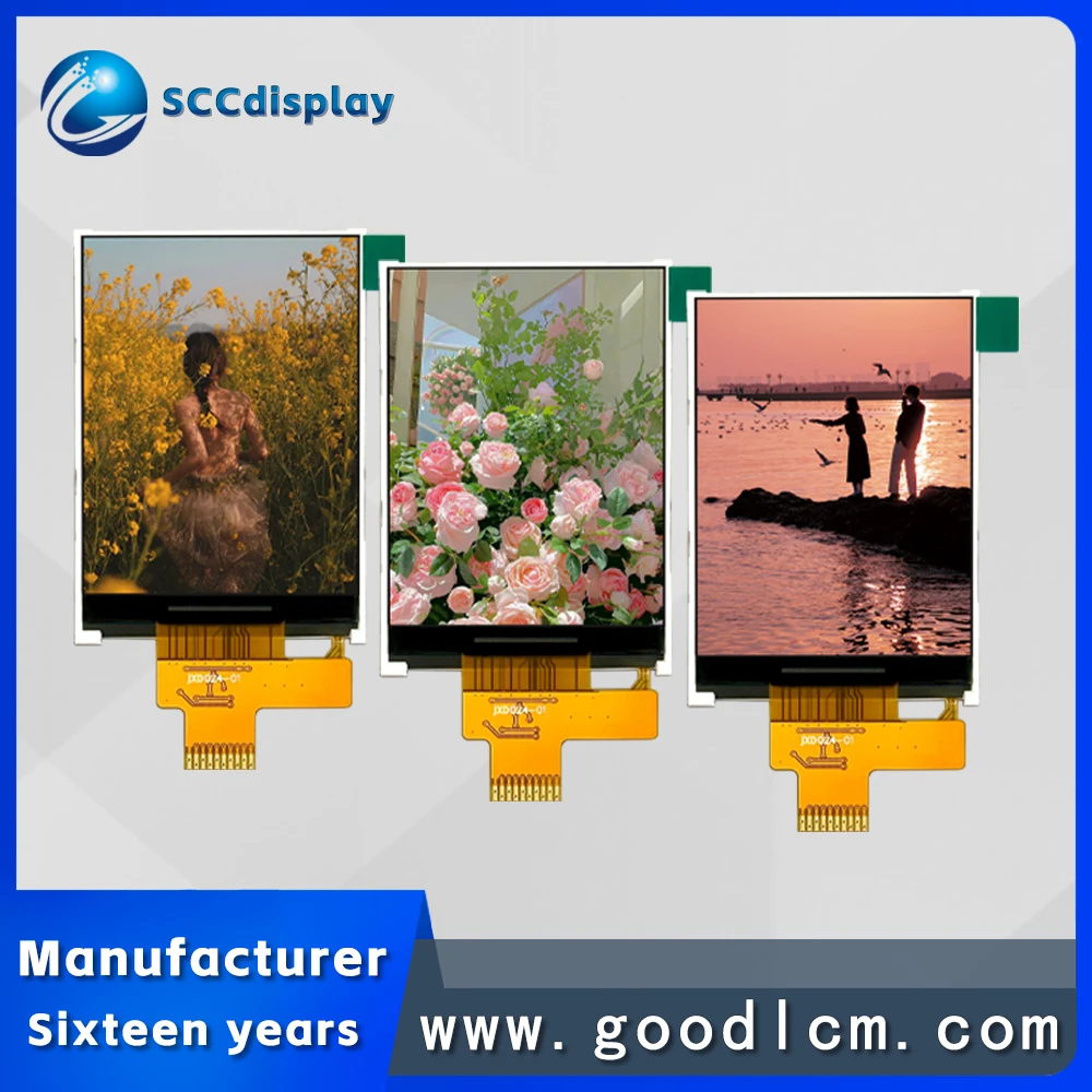 Customizable wholesale 2.4 Inch TFT LCD Color Display SJXDT24HJ SPI Interface High Resolution Screen for Electronic Devices
