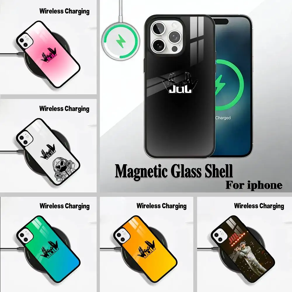 

Rap Noun-J-Julien -Mari- Jul Phone Case For IPhone17 16 15 14 13 12 11 Pro Max 16/15/14Plus Wireless Charger Cover Funda