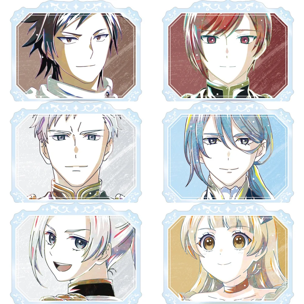 

10CM Anime The Most Heretical Last Boss Queen Overlord Acrylic Keychain Ornament Accessories Goods Collection Christmas Gifts