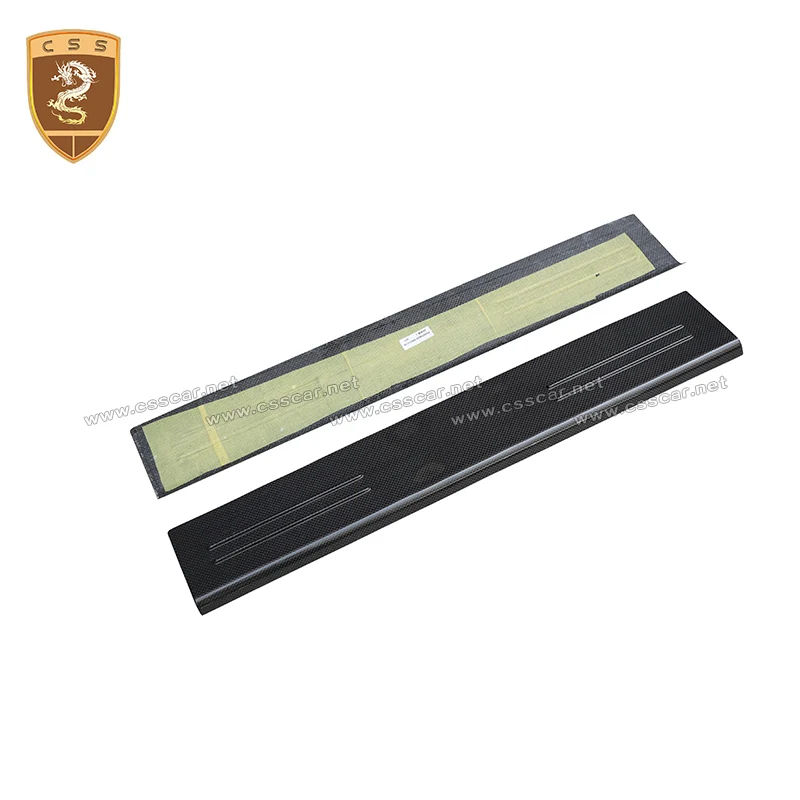 Original OEM Style Dry Carbon Fiber Door Sill Plate Welcome Pedal For Ferrari 812 Superfast 2017 Threshold Pedal Paste Parts