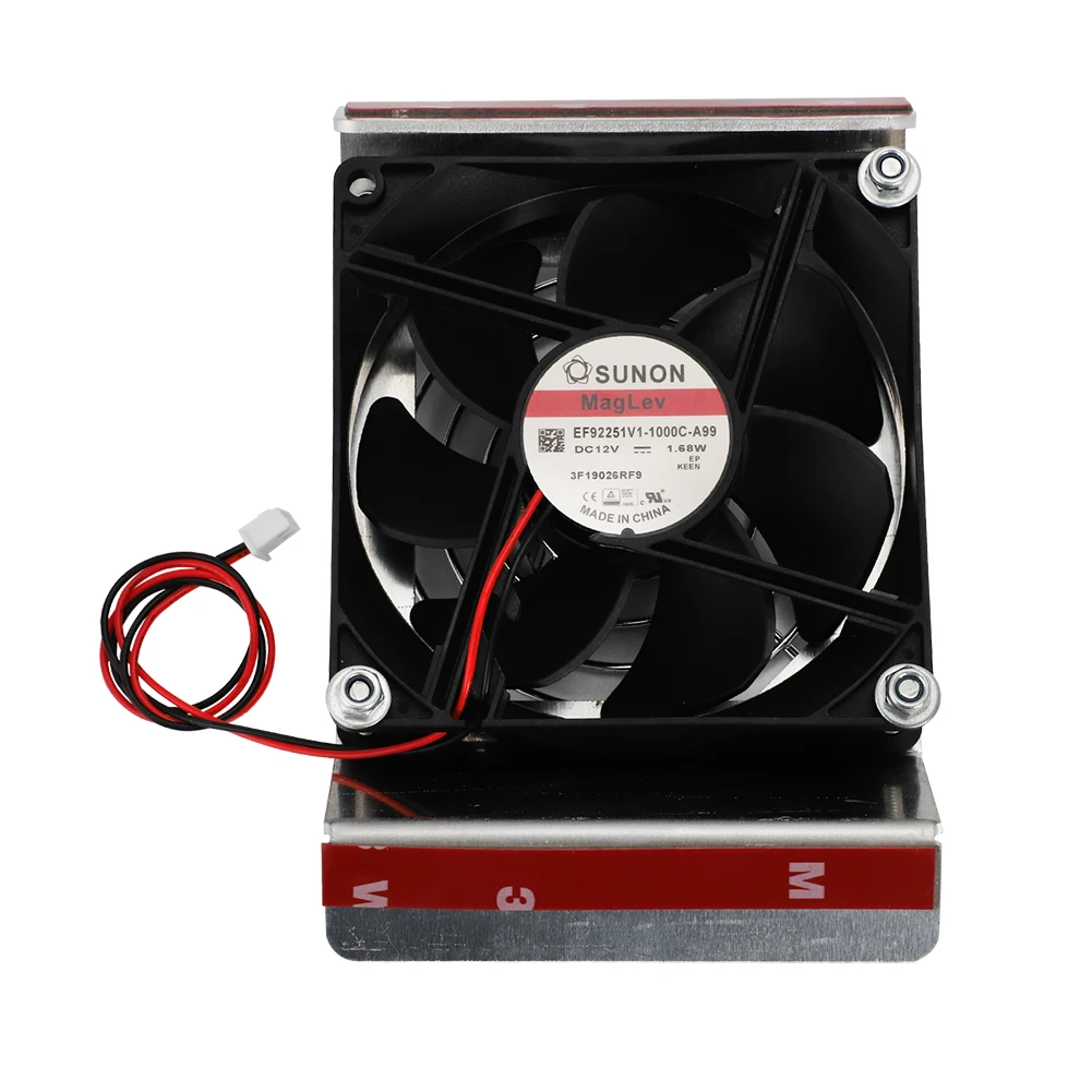 For Kings 85L Vertical Refrigerator Upright Fridge 12V 1.68W Fan With Shield and Fan Bracket